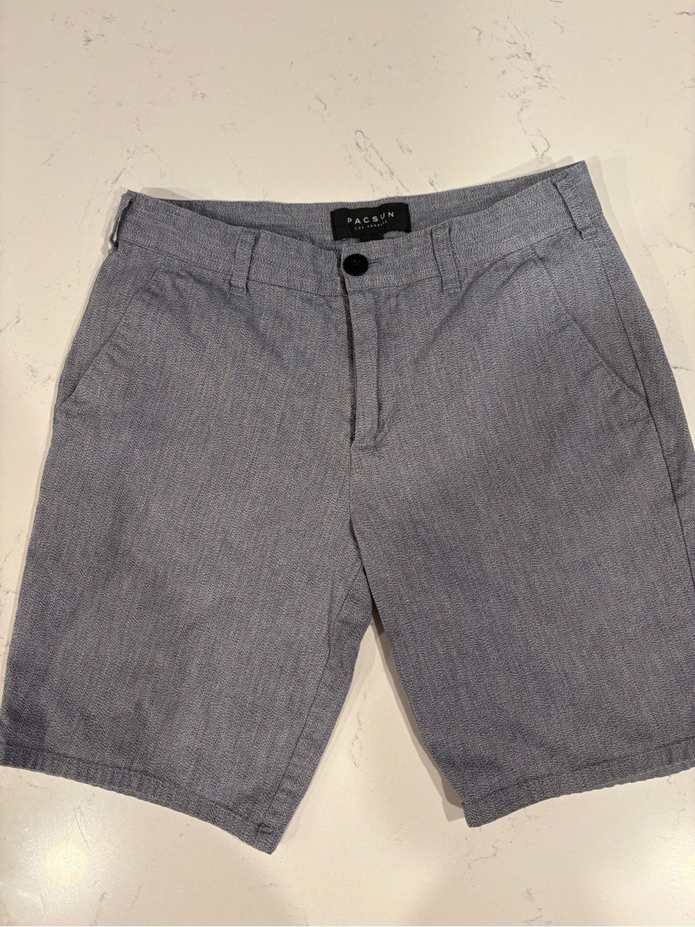 PacSun Men's Gray Flat Front Shorts-Size 28
